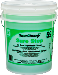 SparClean® Sure Step #59. Enzyme Floor Cleaner. 5 Gallon Pail.