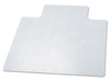 A Picture of product DEF-CM21232 deflect-o® EconoMat® Hard Floor Chair Mat, 45 x 53, Clear