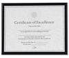 A Picture of product DAX-N17000N DAX® Value U-Channel Document Framew/Certificates, 8-1/2 x 11, Black