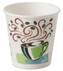 A Picture of product DXE-5310DX Dixie® PerfecTouch® Insulated Paper Hot Cups. 10 oz. Coffee Haze Design. 25 cups/sleeve, 20 sleeves/case.