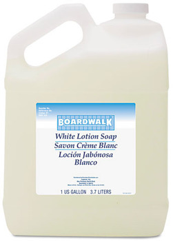 Boardwalk® Lotion Soap, Pleasant Scent, Liquid, 1gal Bottle, 4/Carton