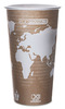 A Picture of product ECO-EPBHC20WA Eco-Products® World Art™ Hot Cups, 20oz, Tan, 50/Pack, 1000/Carton