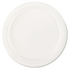 A Picture of product ECO-EPP005 Eco-Products® Sugarcane Dinnerware, 10" Plate, Natural White, 500/Carton