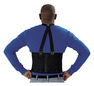 A Picture of product IMP-7389XL Impact® ProGuard® Economy Back Support, 8" Back Panel, Detachable Suspenders, XLarge, Black