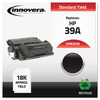 A Picture of product IVR-83039 Innovera® 83039 Toner Cartridge Remanufactured Black Replacement for 39A (Q1339A), 18,000 Page-Yield