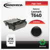A Picture of product IVR-83640 Innovera® 83640 Laser Cartridge Remanufactured Black High-Yield Toner, Replacement for T640, 21,000 Page-Yield