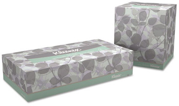 KIMBERLY-CLARK PROFESSIONAL* KLEENEX® Naturals Facial Tissue, 2-Ply, White, 125/Box, 48 Boxes/Carton