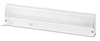 A Picture of product LED-L9011 Ledu Low-Profile Fluorescent Under-Cabinet Light Fixture, Steel, 18-3/4 x 4, White