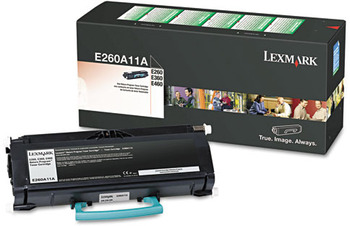 Lexmark™ E360H21A, E360H11A, E260A21A, E260A11A Toner, 3500 Page-Yield, Black