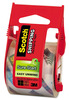 A Picture of product MMM-145 Scotch® Sure Start Packaging Tape with Dispenser, 1.5" Core, 1.88" x 22.2 yds, Clear