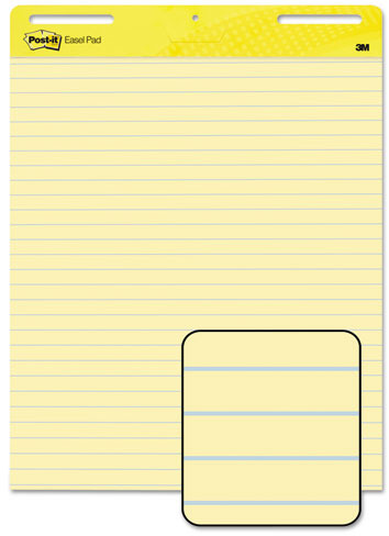 Post-it 559VAD4PK Self-Stick Easel Pads - White, 30 Sheets (4 Pack)