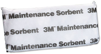 3M High-Capacity Maintenance Sorbent Pillow, .5gal Sorbing Volume Each, 16/Carton