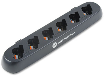 Motorola® Six-Unit Charger for CLX-Series™ Two-Way Radios