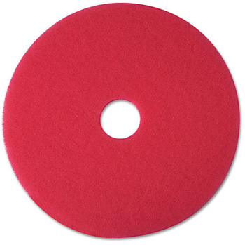 3M™ Red Buffer Floor Pads 5100. 17 in. Red. 5/case.
