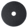 A Picture of product 970-354 3M™ High Productivity Floor Pads 7300 Low-Speed 17" Diameter, Black, 5/Carton