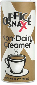 Office Snax® Powder Non-Dairy Creamer, 12oz Canister, 24/Case