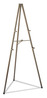 A Picture of product QRT-21E Quartet® Bronze Finish Tripod Easel, 72" High, Steel, Bronze