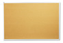 A Picture of product QRT-2308 Quartet® Cork Bulletin Board, Natural Cork/Fiberboard, 96 x 48, Aluminum Frame