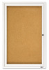 A Picture of product QRT-2363 Quartet® Enclosed Indoor Cork Bulletin Board with Hinged Doors