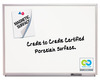 A Picture of product QRT-2543 Quartet® Total Erase® Magnetic Dry Erase Board, Porcelain, 36 x 24, White, Aluminum Frame