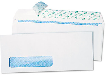 Quality Park™ Redi-Strip™ Envelope, Contemporary, #10, White, 500/Box