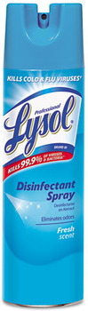 Professional LYSOL® Brand Disinfectant Spray, Fresh, 19oz Aerosol, 12/Case