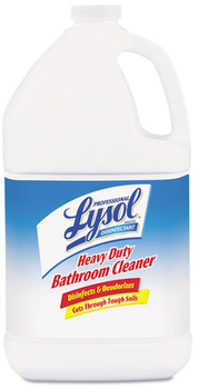 Professional LYSOL® Brand Disinfectant Heavy-Duty Bathroom Cleaner Concentrate, 1 gal Bottle, 4/Case