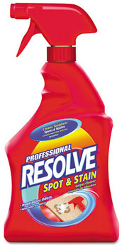 Professional RESOLVE® Spot & Stain Carpet Cleaner, 32oz Spray Bottles, 12/Carton
