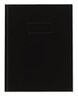 A Picture of product RED-A9 Blueline® Business Notebookw/Black Cover, College Rule, 9-1/4 x 7-1/4, 96 Sheets/Pad