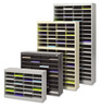 A Picture of product SAF-9231GRR Safco® E-Z Stor® Literature Centers with Steel Frames and Shelves
