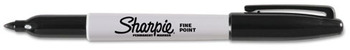 Sharpie® Fine Tip Permanent Marker, Fine Point, Black, Dozen