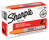 A Picture of product SAN-30006 Sharpie® Fine Tip Permanent Marker, Fine Point, Orange, Dozen