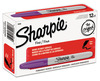 A Picture of product SAN-30008 Sharpie® Fine Tip Permanent Marker, Fine Point, Purple, Dozen
