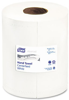 Tork® Center-Feed Roll Towels, White, 8 1/4 x 11 7/8, 2-Ply, 610/Roll, 6 Rolls/Carton