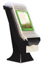 A Picture of product SCA-32XPS Tork® Xpressnap Stand Napkin Dispenser. 8 X 5 2/5 X 19 1/2 in. Black.