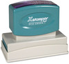 A Picture of product XST-1XPN18 Xstamper® Custom Stamp, Pre-Inked, N18, 7/8 x 2 3/4