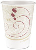 A Picture of product SLO-316SMSYM SOLO® Cup Company Paper Hot Cups in Symphony™ Design, 16oz, Beige, 1000/Carton