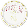 A Picture of product SLO-MP6J8001CT SOLO® Cup Company Symphony™ Paper Dinnerware, Mediumweight Plate, 6", Tan, 1000/Carton