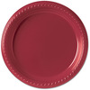 A Picture of product SLO-PS95R SOLO® Cup Company Party Plastic Plates, 9", Red, 500/Carton