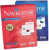 A Picture of product SNA-NMP1120 Navigator® Premium Multipurpose Copy Paper, 97 Brightness, 20lb, 8-1/2x11, White, 5000/Carton