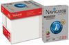 A Picture of product SNA-NPL1120 Navigator® Platinum Paper, 99 Brightness, 20lb, 8-1/2 x 11, White, 5000/Carton