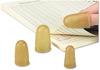 A Picture of product SWI-54032 Swingline® Rubber Finger Tips, Size 12, Medium/Large, Amber, 1/Dozen
