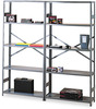 A Picture of product TNN-ESP1236MGY Tennsco 75" High Commercial Steel Shelving, 5 Shelves, 36w x 12d x 75h, Medium Gray