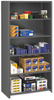 A Picture of product TNN-ESP1236MGY Tennsco 75" High Commercial Steel Shelving, 5 Shelves, 36w x 12d x 75h, Medium Gray