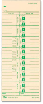 TOPS® Time Clock Cards