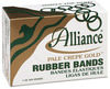 A Picture of product ALL-20195 Alliance® Pale Crepe Gold® Rubber Bands, Size 19, 3-1/2 x 1/16, 1lb Box