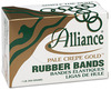 A Picture of product ALL-20325 Alliance® Pale Crepe Gold® Rubber Bands, Size 32, 3 x 1/8, 1lb Box