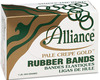 A Picture of product ALL-20335 Alliance® Pale Crepe Gold® Rubber Bands, Size 33, 3-1/2 x 1/8, 1lb Box