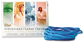 Alliance® Antimicrobial Latex-Free Rubber Bands, Size #117B, 7 x 1/8, 1/4lb Box