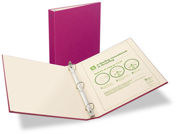Avery® Recyclable Durable Binder with Slant Rings, 1" Capacity, Red